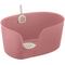 Show in main carousel: Richell PAW TRAX High Wall Cat Litter Box, X-Large, Salmon Pink slide 1 of 7