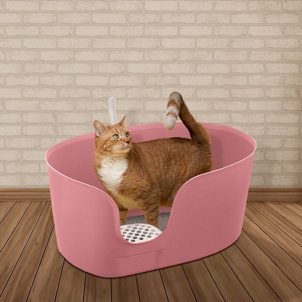 Richell PAW TRAX High Wall Cat Litter Box, X-Large