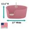 Show in main carousel: Richell PAW TRAX High Wall Cat Litter Box, X-Large, Salmon Pink slide 6 of 7