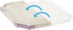 Richell PAW TRAX Mesh Dog Potty Pad Holder, Pink, Light Beige & Lavender slide 2 of 3