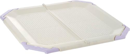 Show full view: Richell PAW TRAX Mesh Dog Potty Pad Holder, Pink, Light Beige & Lavender slide 2 of 3