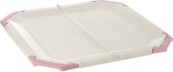 Richell PAW TRAX Mesh Dog Potty Pad Holder, Pink slide 2 of 6