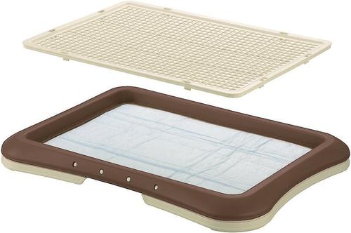 Show full view: Richell Paw Trax Mesh Training Tray, Brown slide 6 of 7