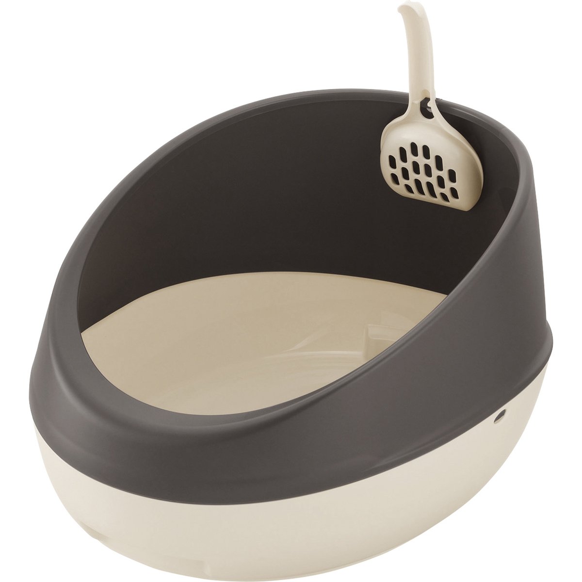 Richell Paw Trax Rimmed Cat Litter Pan, 18-in