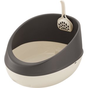 Richell Paw Trax Rimmed Cat Litter Pan, 18-in
