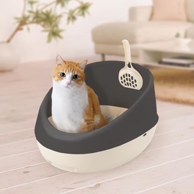 Show full view: Richell Paw Trax Rimmed Cat Litter Pan, 18-in slide 2 of 5