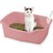 Show in main carousel: Richell Paw Trax Wide Cat Litter Pan, Pink slide 3 of 7
