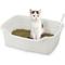 Show in main carousel: Richell Paw Trax Wide Cat Litter Pan, White slide 3 of 6