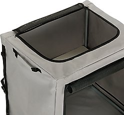 Richell Portable Folding Travel Cat Condo, Gray slide 2 of 9