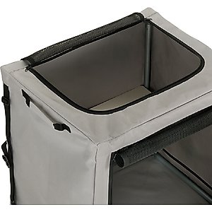 Richell Portable Folding Travel Cat Condo, Gray
