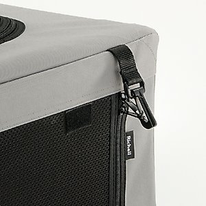 Richell Portable Folding Travel Cat Condo, Gray