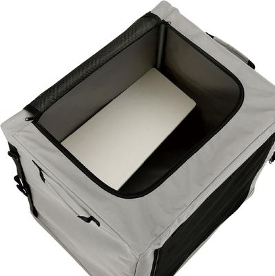 Show full view: Richell Portable Folding Travel Cat Condo, Gray slide 5 of 10