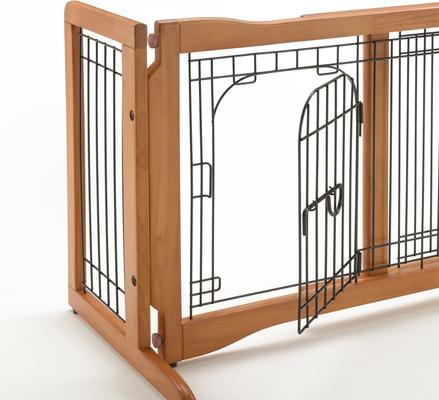 Show full view: Richell Sitter Freestanding Dog Gate, Autumn Matte slide 4 of 7