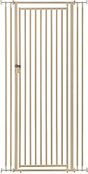 Richell Steel Cat Extra Tall Safety Gate, 70-in, Beige slide 2 of 9