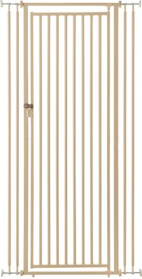 Show full view: Richell Steel Cat Extra Tall Safety Gate, 70-in, Beige slide 2 of 11