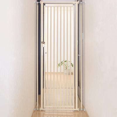 Show full view: Richell Steel Cat Extra Tall Safety Gate, 70-in, Beige slide 3 of 11