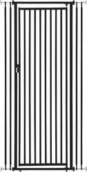 Richell Steel Cat Extra Tall Safety Gate, 70-in, Black