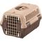 Show in main carousel: Richell Traveler Dog & Cat Carrier, Soft Tan & Brown, Small slide 1 of 4