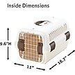 Show in main carousel: Richell Traveler Dog & Cat Carrier, White & Beige, Small slide 2 of 4