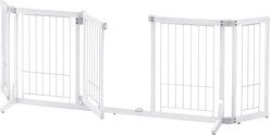 Richell Wide Premium Plus Mini Wood Freestanding Dog Gate, 24-in, White slide 2 of 4