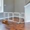 Show in main carousel: Richell Wide Premium Plus Mini Wood Freestanding Dog Gate, 24-in, White slide 4 of 4