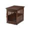 Show in main carousel: Richell Wooden End Table Dog Crate, Dark Brown, Small slide 1 of 5