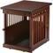 Show in main carousel: Richell Wooden End Table Dog Crate, Dark Brown, Small slide 3 of 5
