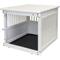 Show in main carousel: Richell Wooden End Table Dog Crate, White, Medium slide 2 of 5