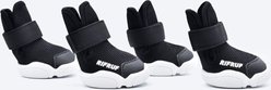 RIFRUF Caesar 1 Dog Boot, Black, size 7