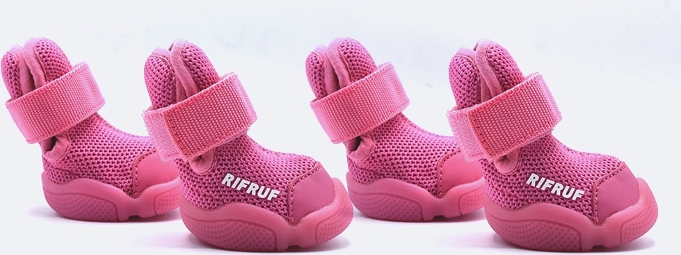 RIFRUF CAESAR 1 ドッグシューズ サイズ1 ピンク Discontinued - RIFRUF Caesar 1 Dog Boot, Raspberry, size 5 - Chewy.com