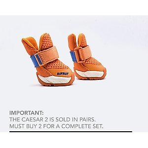 RIFRUF Caesar 2 Dog Boots, Apricot, 0