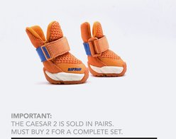 RIFRUF Caesar 2 Dog Boots, Apricot, size 2