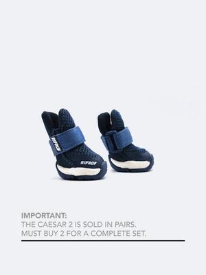 Show full view: RIFRUF Caesar 2 Dog Boots, Navy, 1 slide 1 of 9
