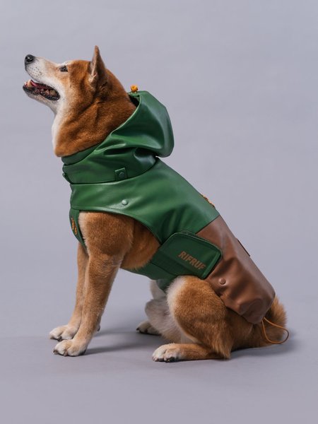 Show full view: RIFRUF Stormhunter Dog Raincoat, Beef & Broccoli, 8 slide 5 of 10