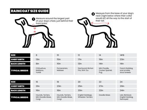 Show full view: RIFRUF Stormhunter Dog Raincoat, Sakura, 12 slide 8 of 11