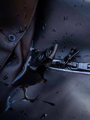 Show full view: RIFRUF Stormhunter Dog Raincoat, Truffle, 14FB slide 2 of 10