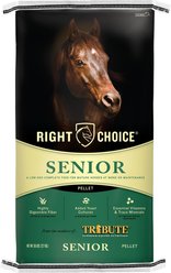 Right Choice Senior Pellet Horse Feed, 50-lb bag slide 1 of 6