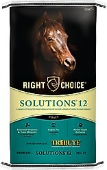 Right Choice Solutions 12 High Fat Pellet Horse Feed, 50-lb bag