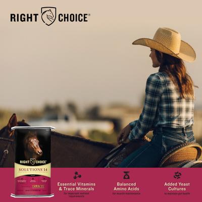 Show full view: Right Choice Solutions 14 Horse Feed, 50-lb bag slide 5 of 7