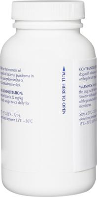 Show full view: Rilexine (Cephalexin) Chewable Tablets for Dogs, 600-mg, 15 tablets slide 4 of 6