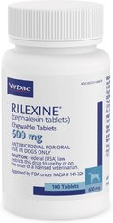 Rilexine (Cephalexin) Chewable Tablets for Dogs, 600-mg, 30 tablets slide 1 of 5