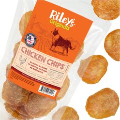 Riley's Chicken Chips Dehydrated Snacks for Dogs, 16-oz bag