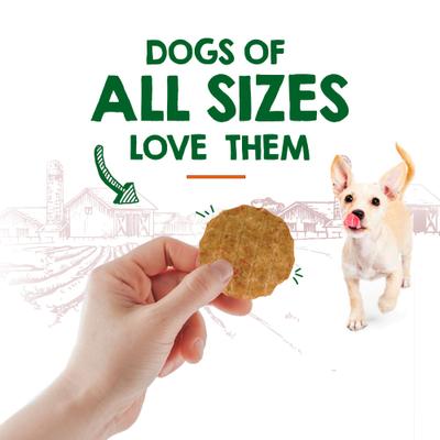 Show full view: Riley's All Natural Waffles Chicken & Carrot Chips Flavored Jerky Dog Treats, 6-oz bag slide 5 of 6