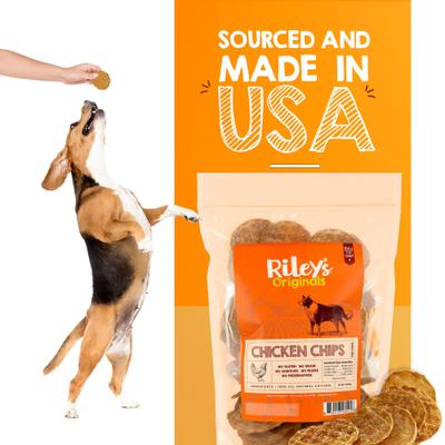 Show full view: Riley's All Natural Waffles Chicken Chips Flavored Jerky Dog Treats, 16-oz bag slide 6 of 7