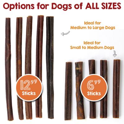Show full view: Riley's Beef Collagen Sticks 6-inch Natural Dog Chew Treats, 10 count slide 5 of 8