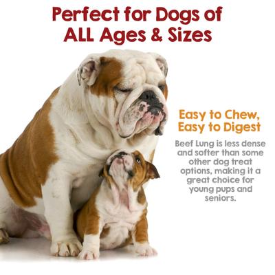 Show full view: Riley's Beef Lung Dehydrated Dog Treats, 8-oz bag slide 6 of 8