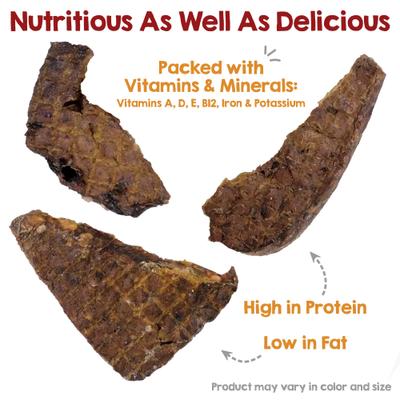 Show full view: Riley's Beef Lung Dehydrated Dog Treats, 8-oz bag slide 4 of 8