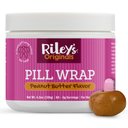 Riley's Delicious Peanut Butter Flavored Pill Wrap Dog Treat, 4.2-oz jar
