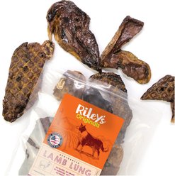 Riley's Lamb Lung Dehydrated Dog Treats, 6-oz bag