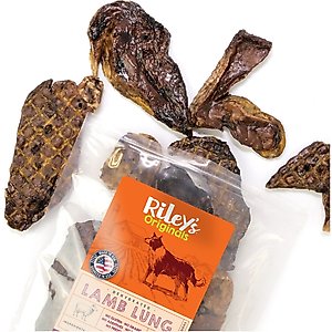 Riley's Lamb Lung Dehydrated Dog Treats, 6-oz bag